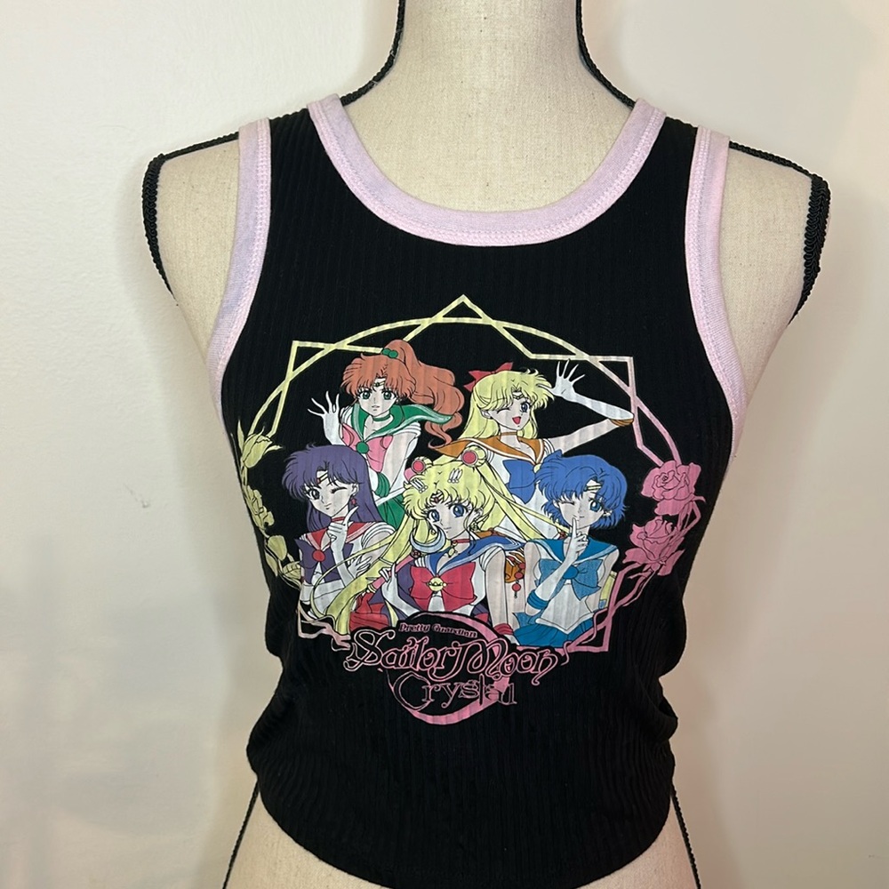 SAILOR MOON FITTED TANK TOP